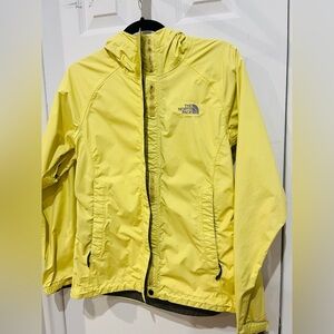 The North Face Yellow Raincoat Lightweight Weather-Resistant